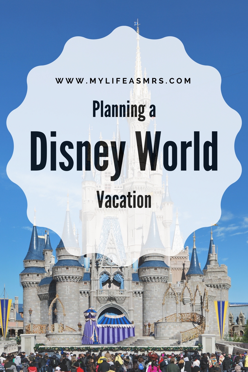 Planning a Disney World Vacation Graphic